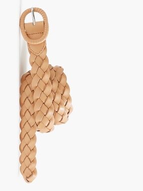 JCrew Factory Braided Leather Belt
